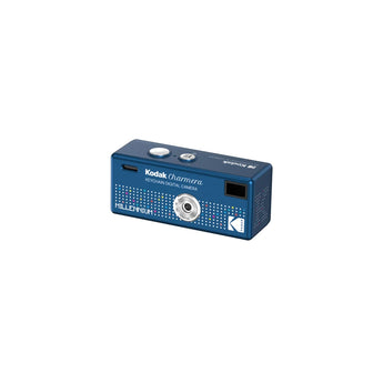 Kodak Charmera Millennium keychain camera in blue with pixel dot Y2K design