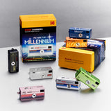 Complete Kodak Charmera Millennium collection — all 7 keychain camera styles with blind boxes