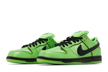 Nike SB Dunk Low Pro x Powerpuff Girls Buttercup 