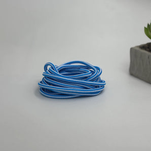 Pixel pop sneaker laces | colorful laces for sneakers | matching laces for Air Force and Air Jordans | funky sneaker laces | new shoe lace style | blue 

