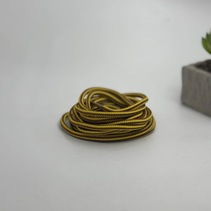 Pixel pop sneaker laces | colorful laces for sneakers | matching laces for Air Force and Air Jordans | funky sneaker laces | new shoe lace style | Mustard