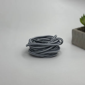 Pixel pop sneaker laces | colorful laces for sneakers | matching laces for Air Force and Air Jordans | funky sneaker laces | new shoe lace style | white and grey 