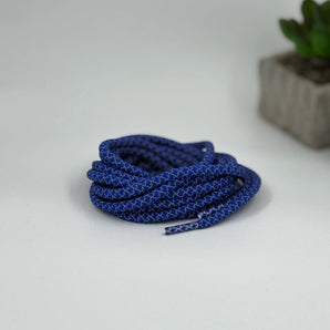 Royal Blue Reflective laces for Yeezy 350 | Glow in the dark round laces | Shiny shoe laces | Laces for Air Force 1