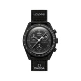 Swatch X Omega Bioceramic Moonswatch Mission to The Moonphase Snoopy Black