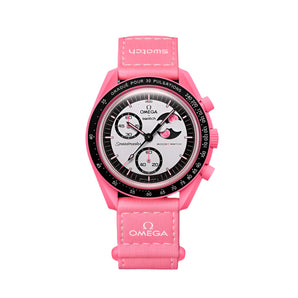 Swatch x Omega Bioceramic Moonswatch Mission to the Pink Moon
