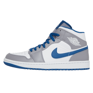 Jordan 1 Mid True Blue|Nike AJ1 True Blue Mid