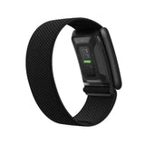 Whoop 5.0 Fitness Tracker - Black watch strap with a clasp on a white background - As worn by Virat Kohli