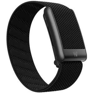 Whoop 5.0 Fitness Tracker - Black watch strap with a clasp on a white background - As worn by Virat Kohli