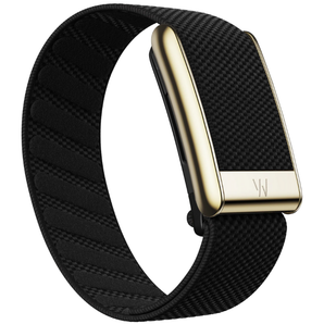 Whoop 5.0 SuperKnit Luxe Bands - Obsidian with Gold (12 Month Peak Subscription Included)